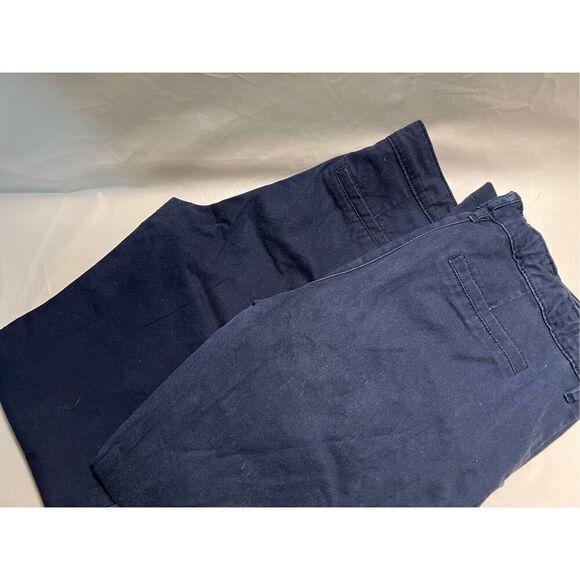 Old Navy Boot Cut Stretch Girls School Pants Size 16 Plus 2 Pairs - Picture 1 of 7